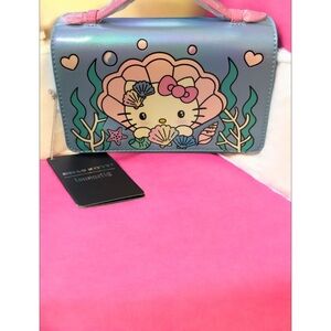 Loungefly Hello Kitty Seashell Bag - Pink and Blue